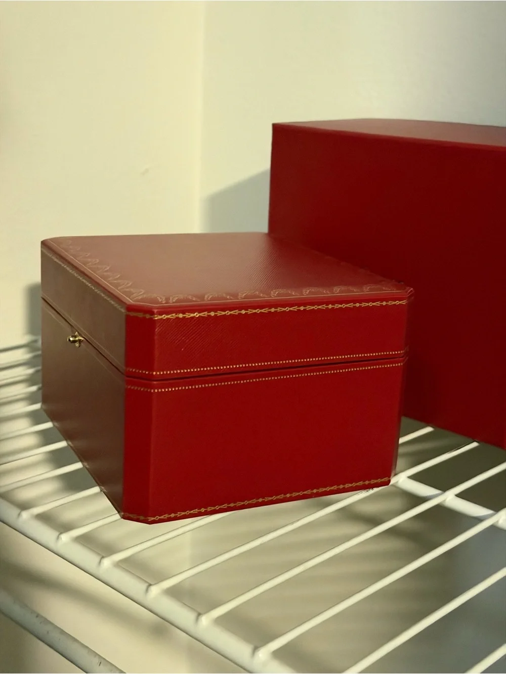 Cartier Red Inner and Outer Box for watches